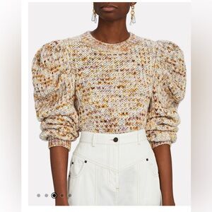 ULLA JOHNSON
Rosina Heather Puff Sleeve Sweater M/L